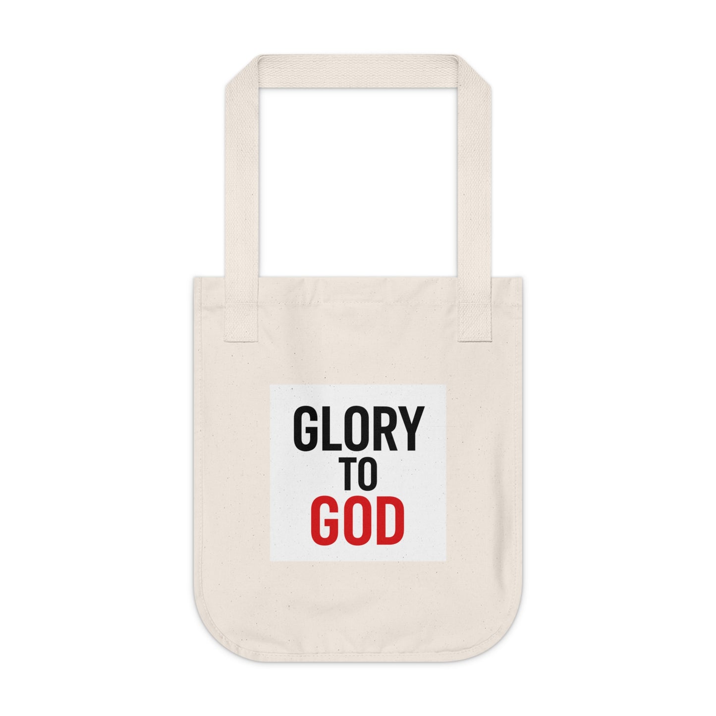 "Glory to God" Organic Canvas Tote for Everyday Essentials!