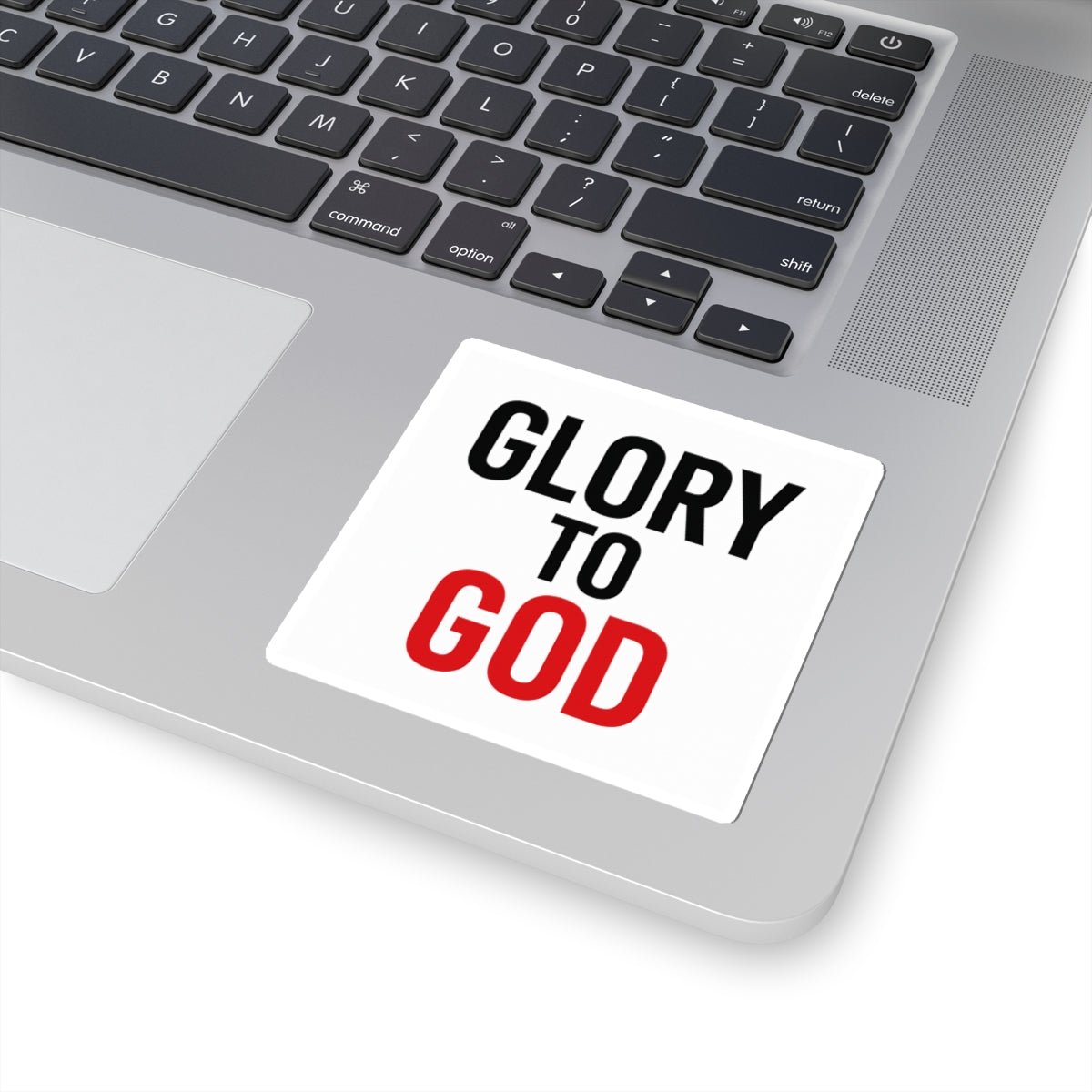 'Glory to GOD' Minimal Stickers