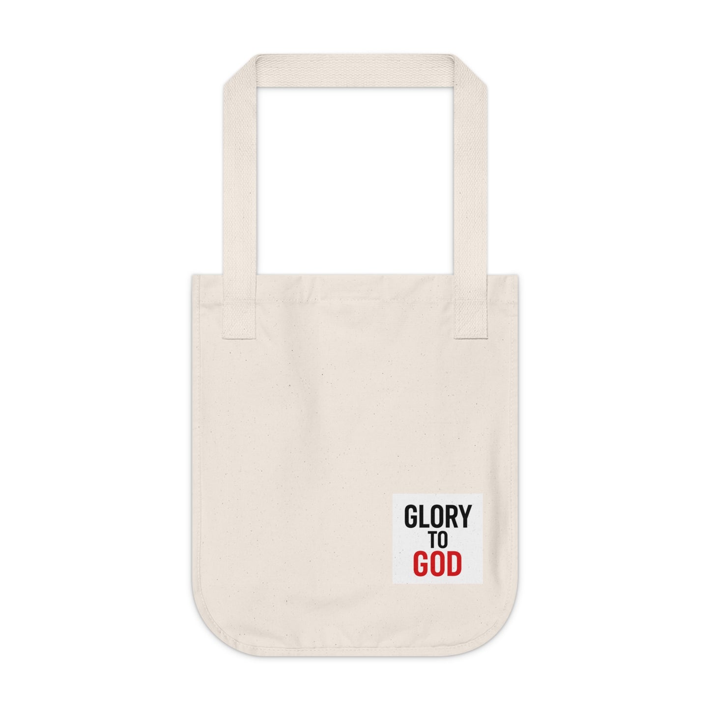"Glory to God" Organic Canvas Tote for Everyday Essentials!