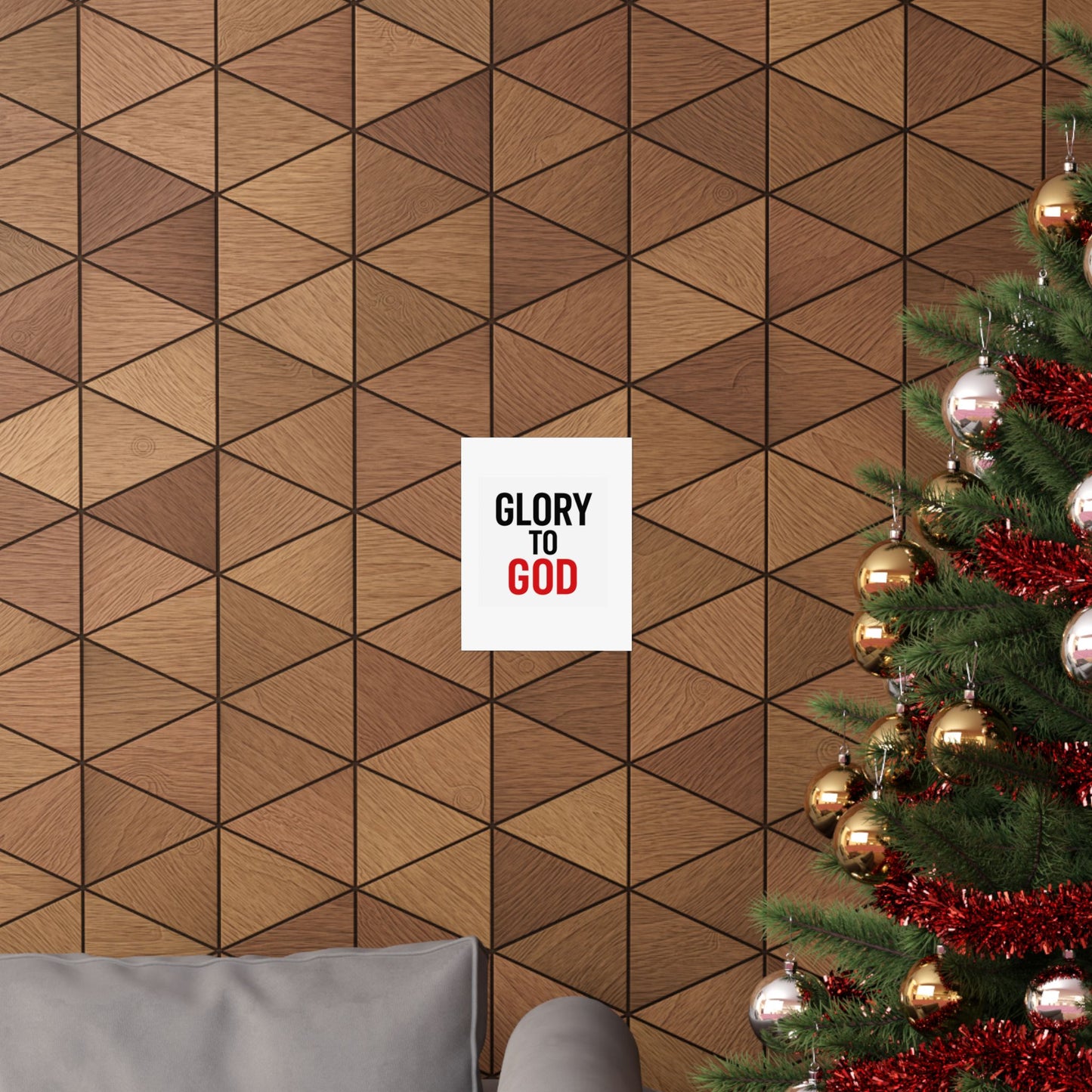 "Glory to God" Matte Poster