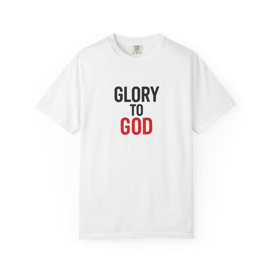 "Glory to God" Tee | Unisex Custom T-shirt | Inspirational Gift | Faith-Based Apparel
