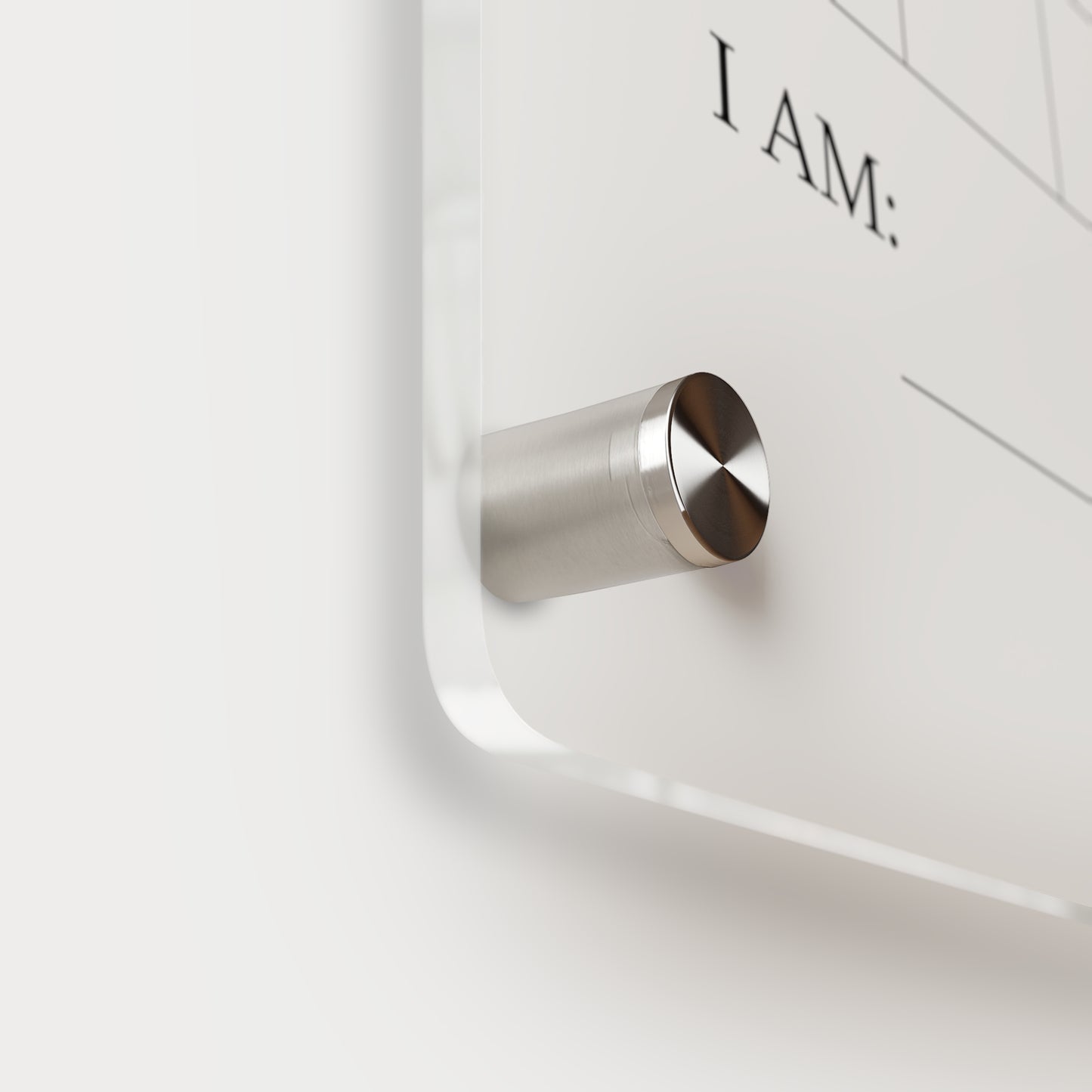 The “Alignment” Acrylic Wall Planner — Intentional Monthly Calendar