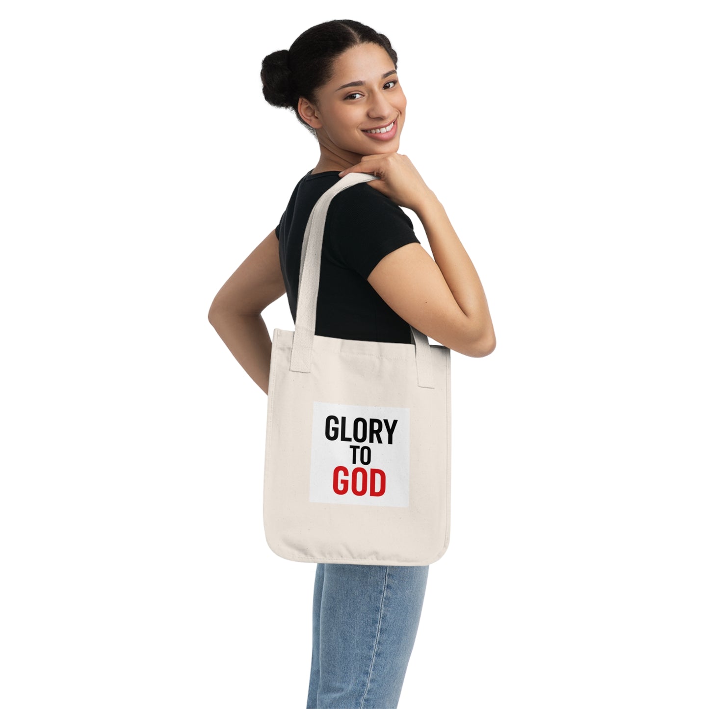 "Glory to God" Organic Canvas Tote for Everyday Essentials!