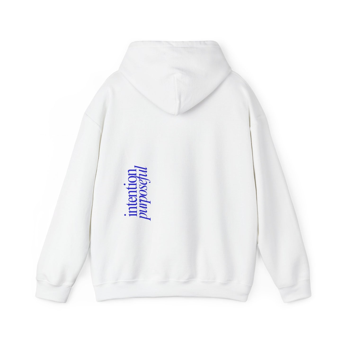 의도적이고 목적 지향적인 아늑한 후드 스웨트셔츠 - 모티베이션 의류 