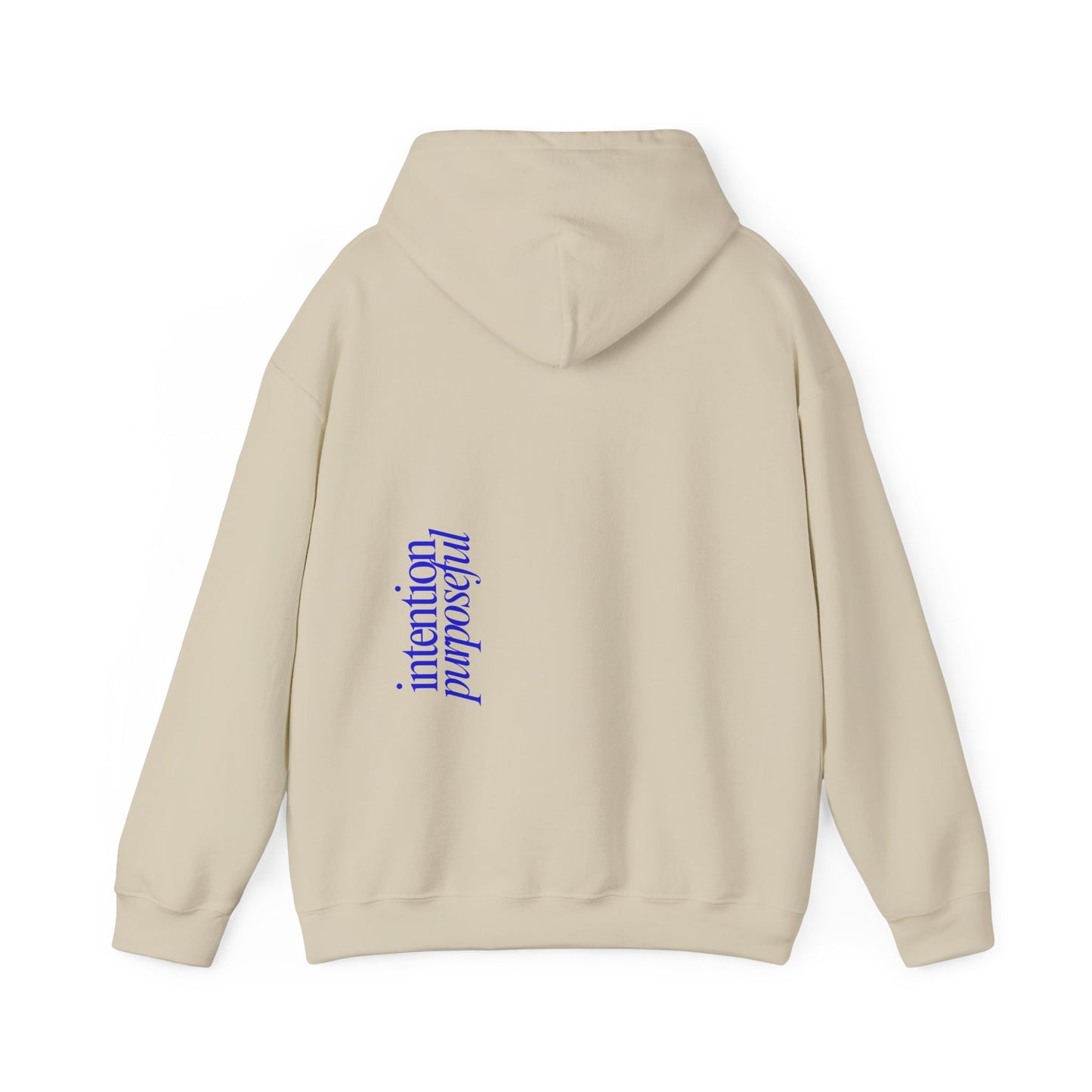 의도적이고 목적 지향적인 아늑한 후드 스웨트셔츠 - 모티베이션 의류 