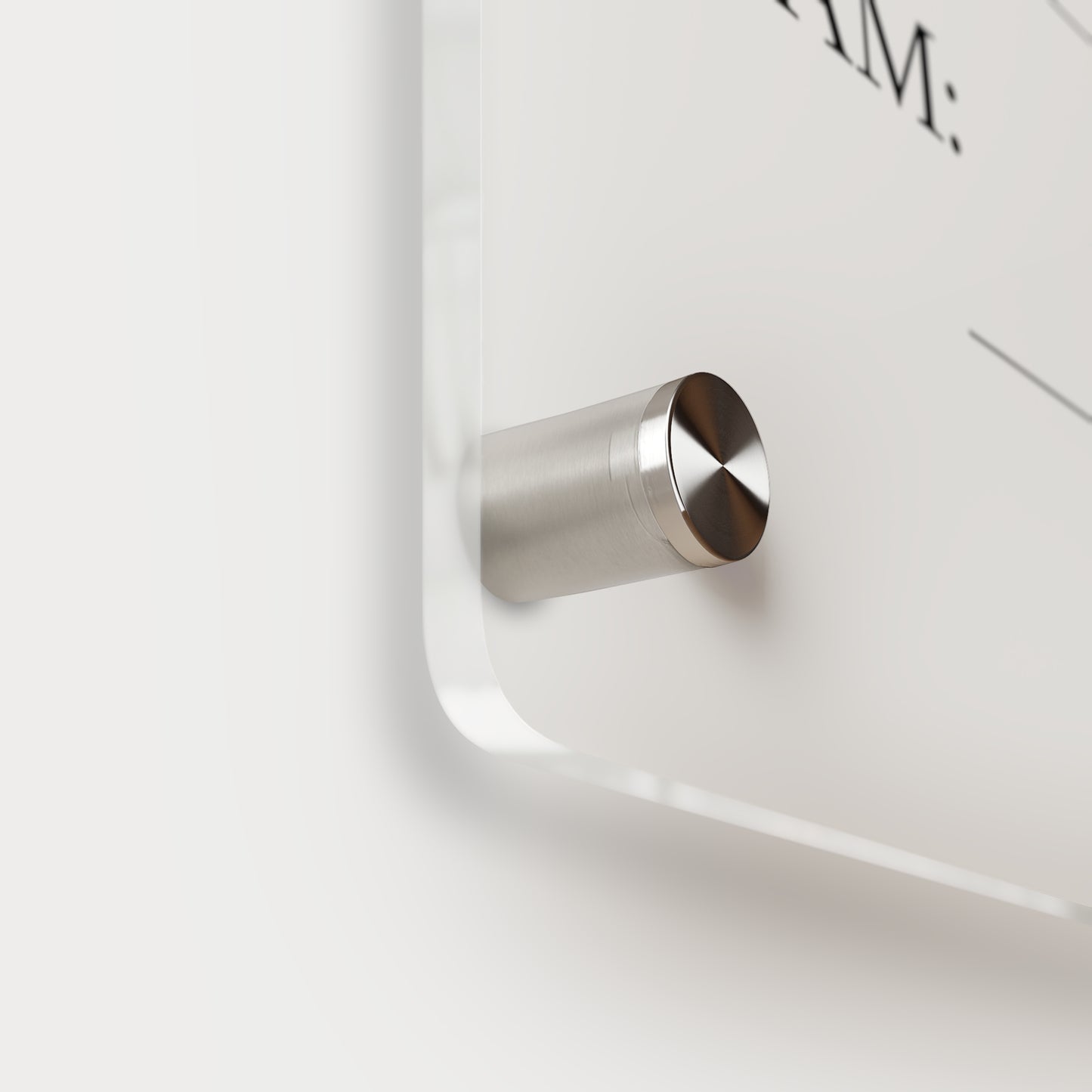 Monthly Goals Acrylic Wall Planner — Minimal Intentional Planning Board