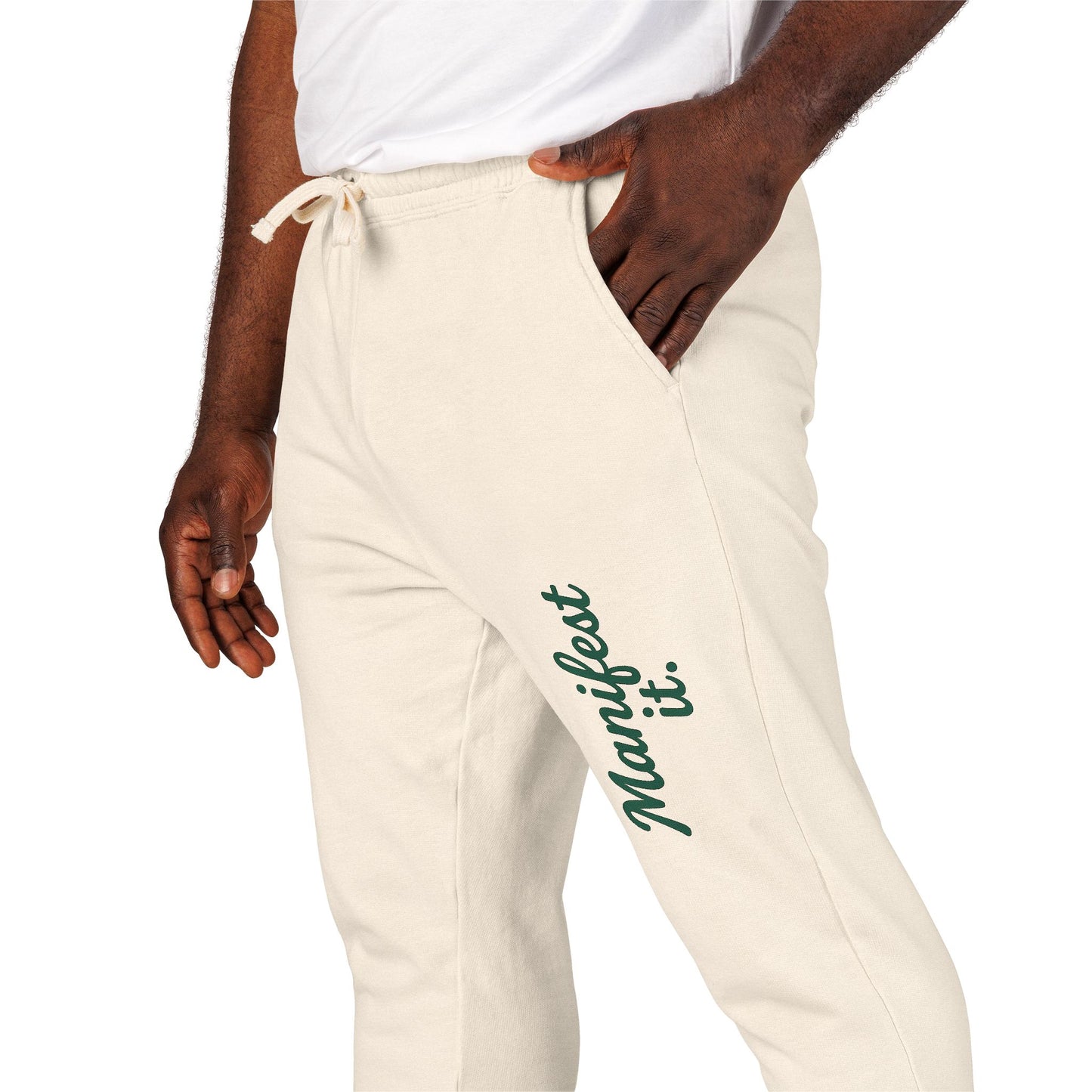 The Manifest It Sweatpants — Cozy Intentional Living Wear