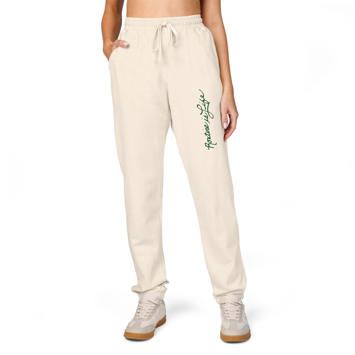 The Routine Is Life Sweatpants — Cozy Intentional Living Wear