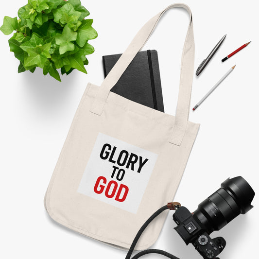 Glory to God Organic Canvas Tote for Everyday Essentials!