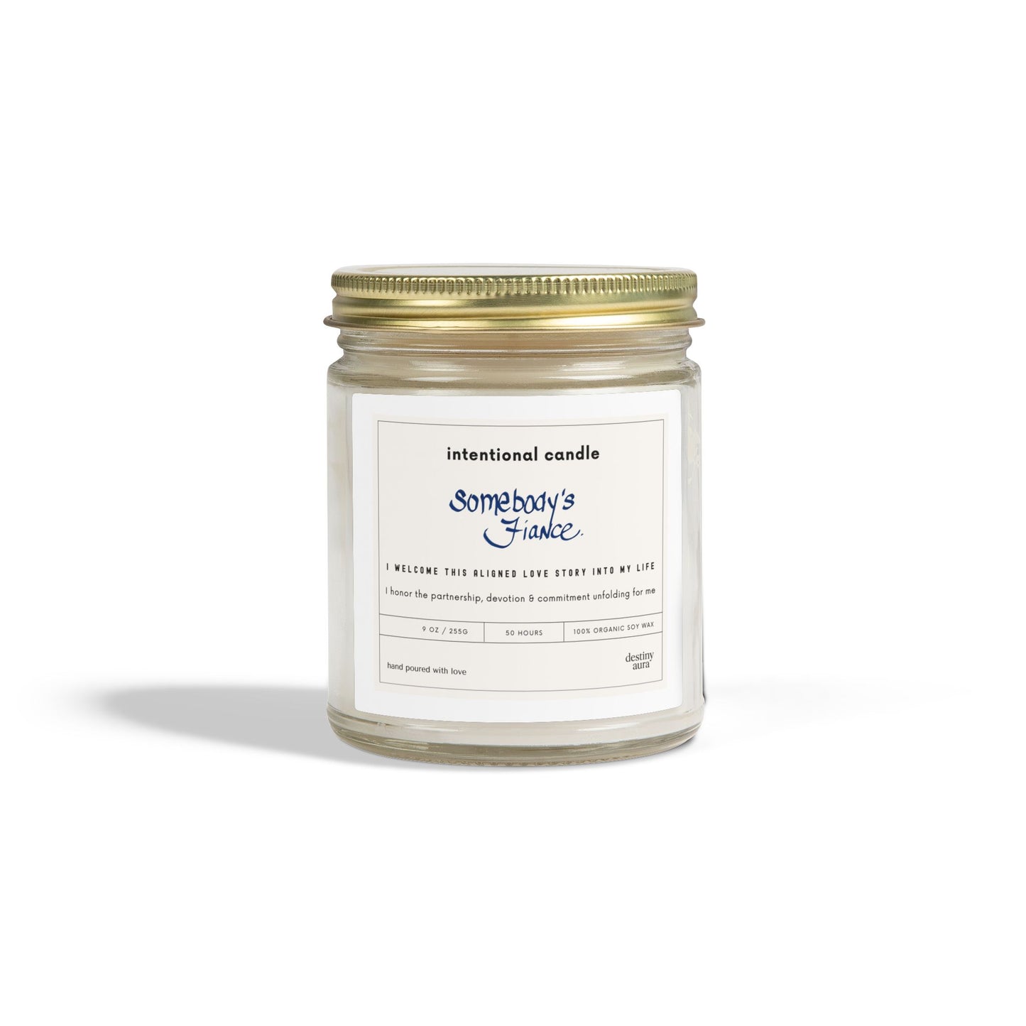 Somebody’s Fiancé Intentional Candle – Coconut Wax | Amber or Clear Vessel