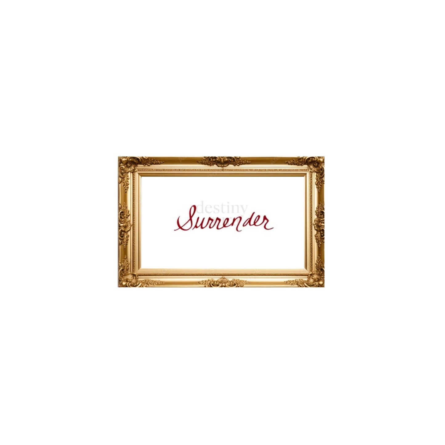 SURRENDER — Handwritten Reiki-Channeled Word (Digital Download)