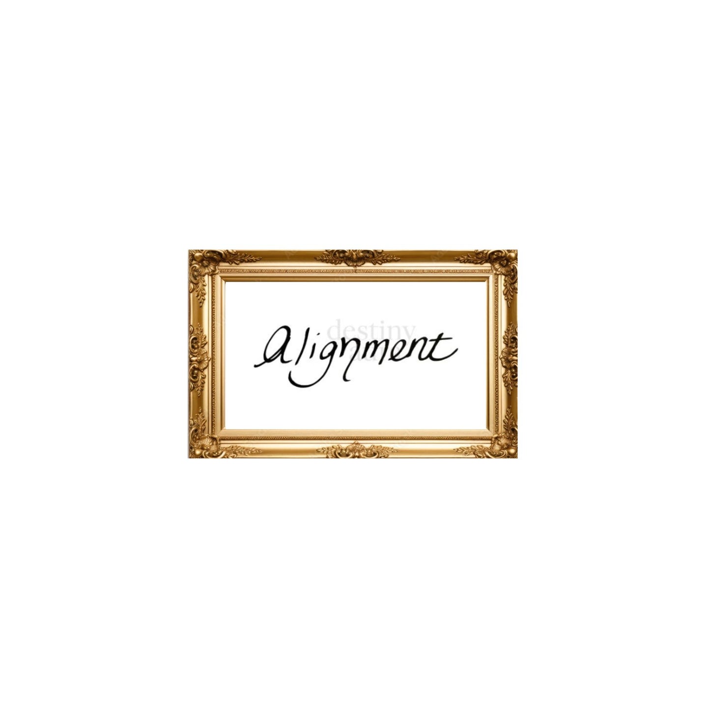 ALIGNMENT — Handwritten Reiki-Channeled Word (Digital Download)