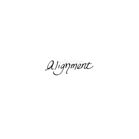 ALIGNMENT — Handwritten Reiki-Channeled Word (Digital Download)