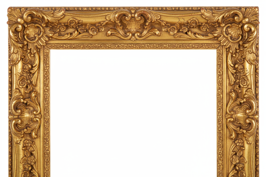 gold antuque ornate frame 8x10